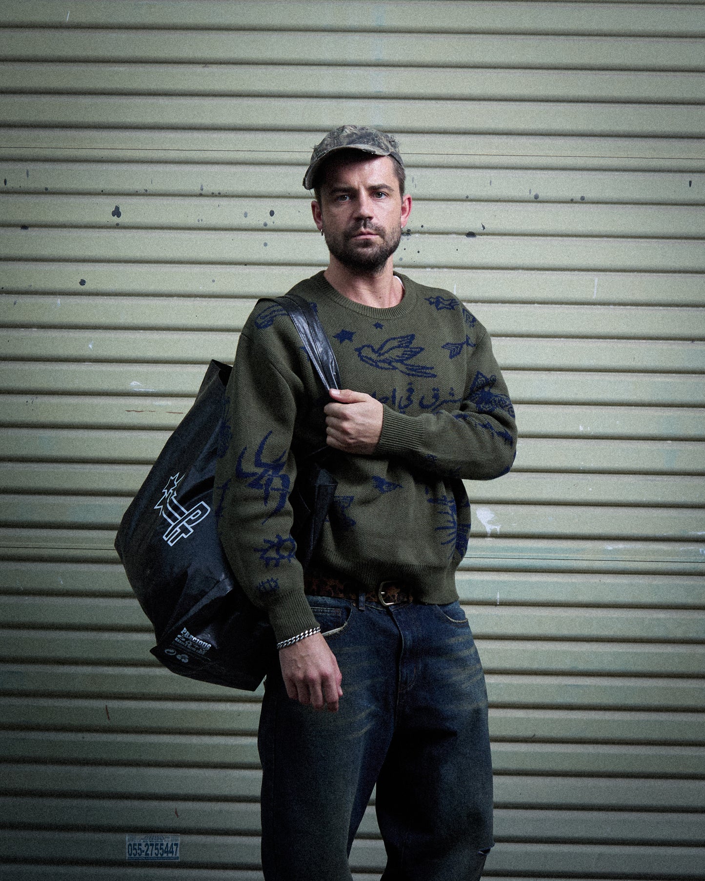 PT TATTOO KNIT - Olive