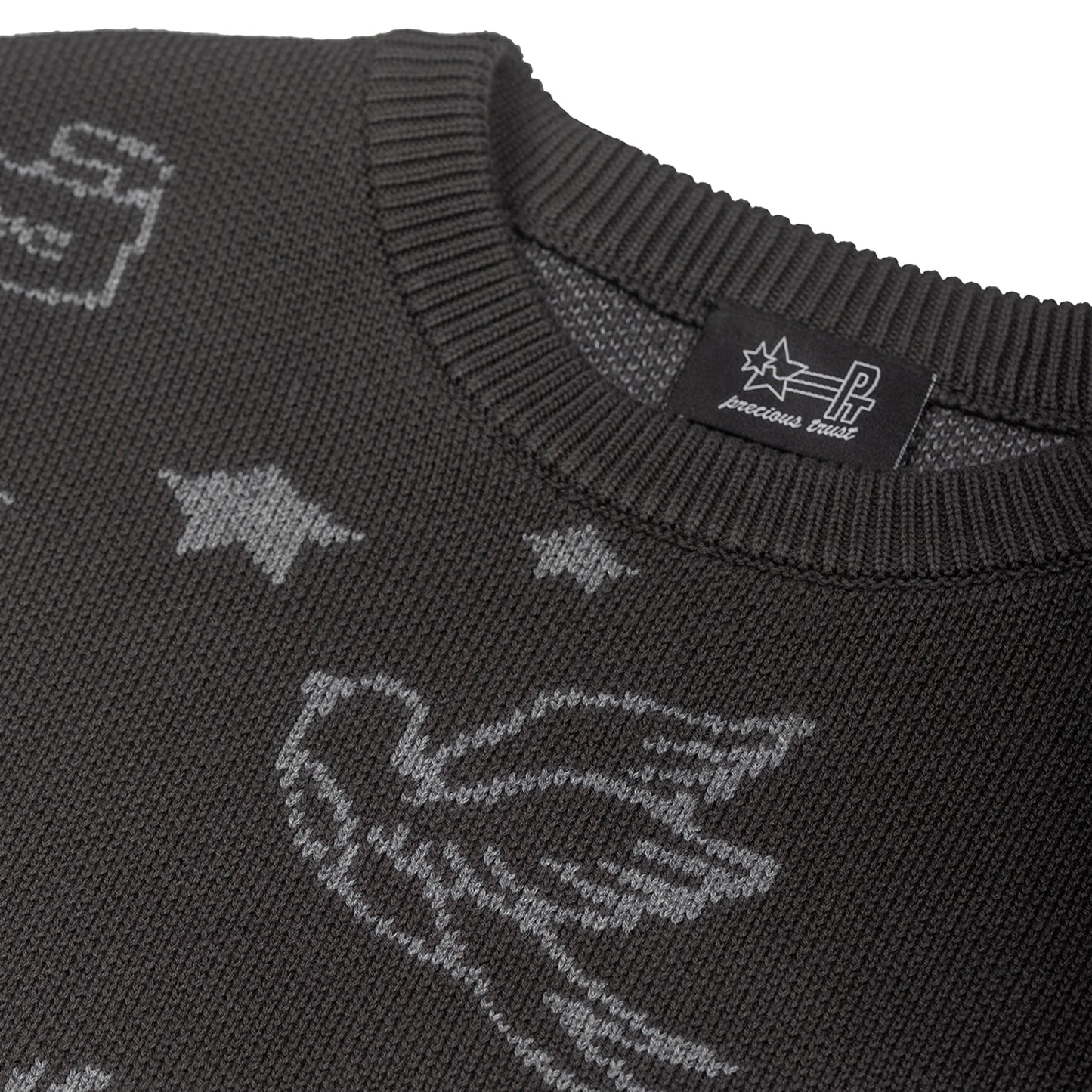PT TATTOO KNIT - Black