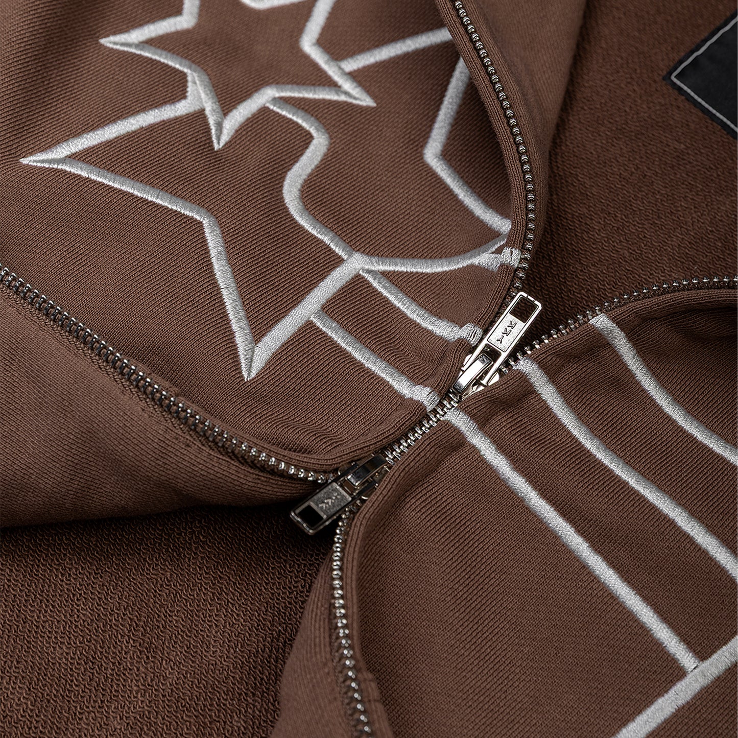 PT LOGO SWEAT HOODED - Brown