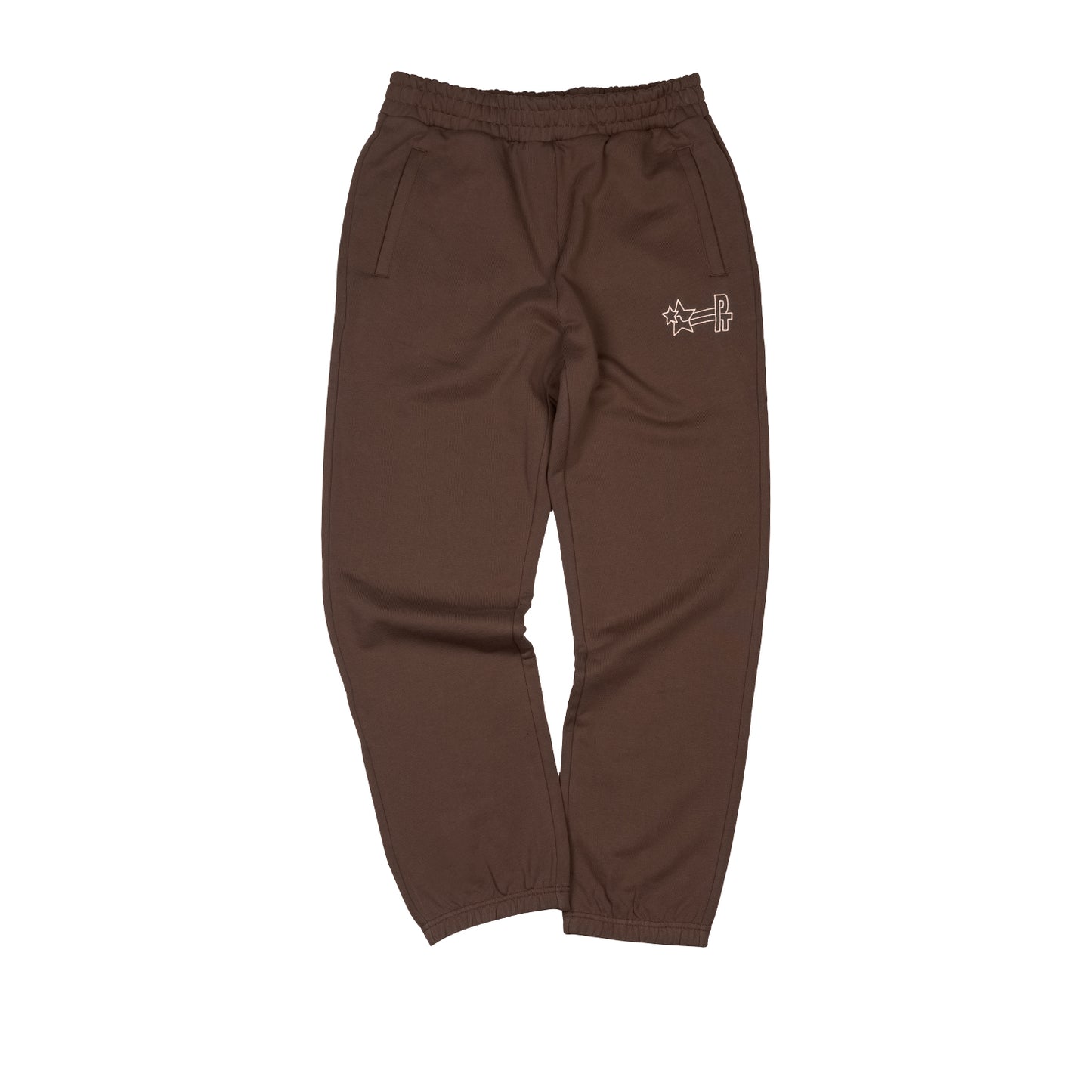 PT LOGO SWEAT PANTS - Brown