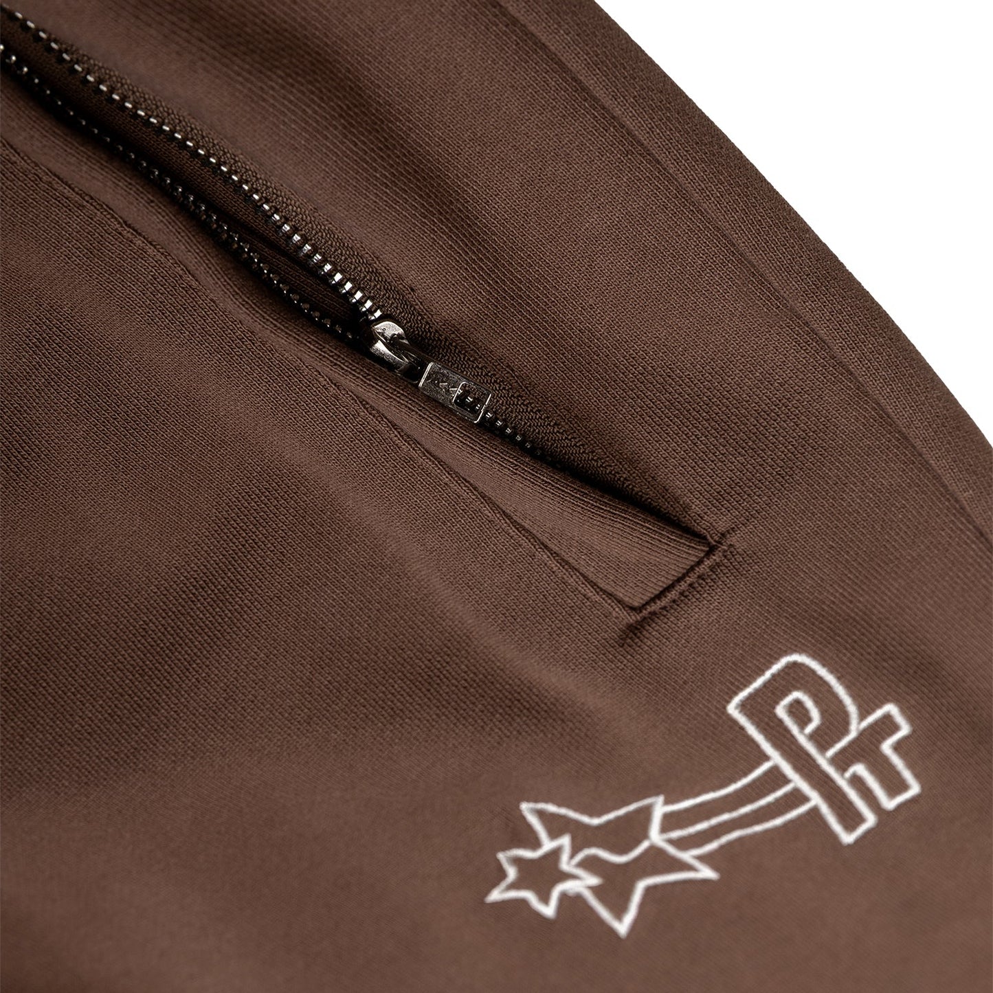 PT LOGO SWEAT PANTS - Brown