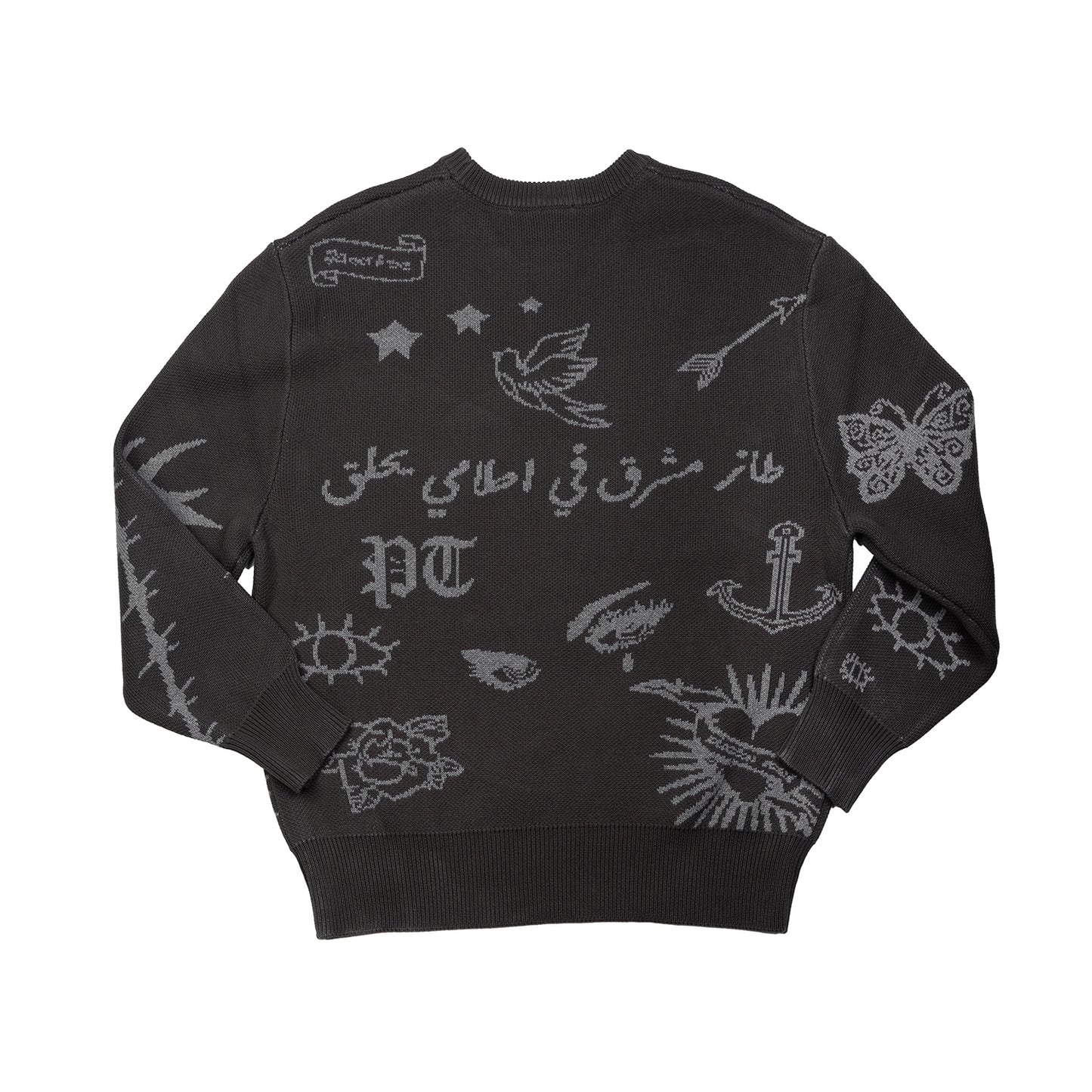 PT TATTOO KNIT - Black
