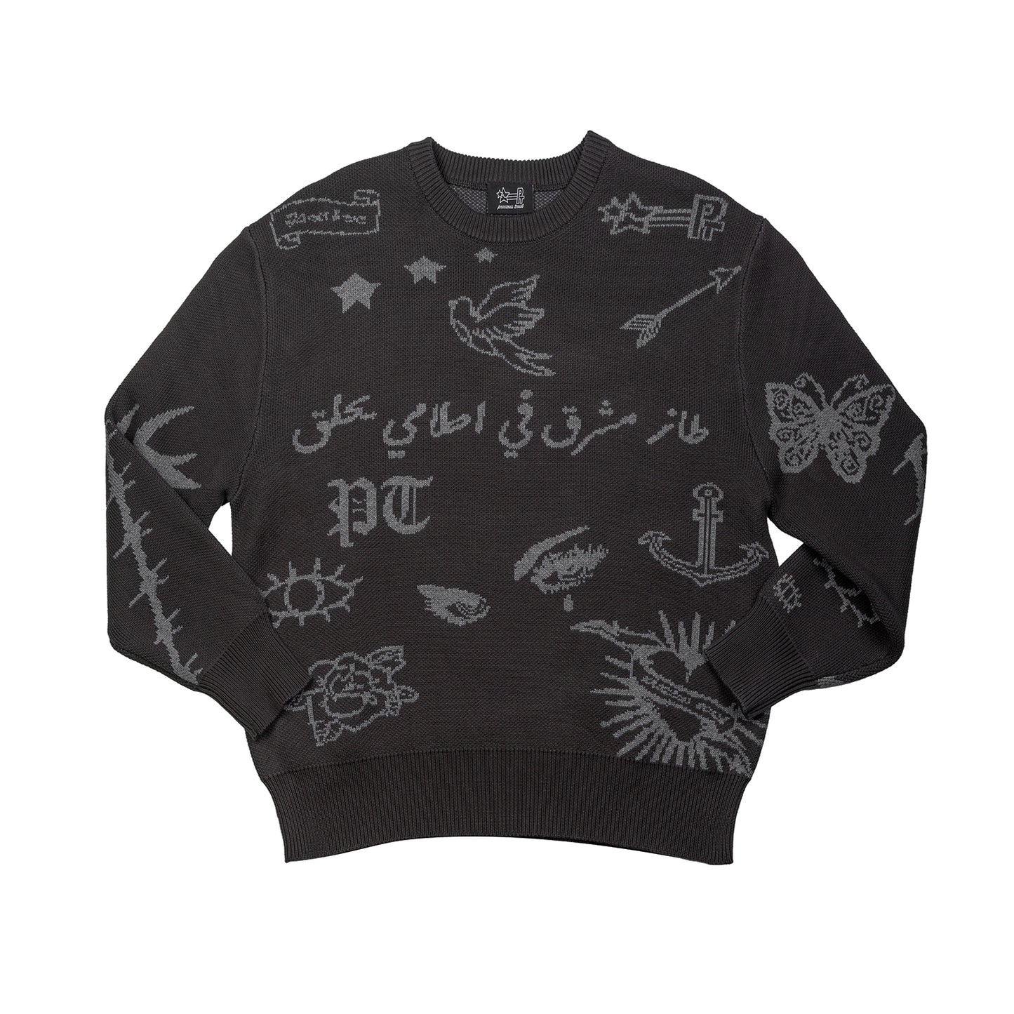 PT TATTOO KNIT - Black