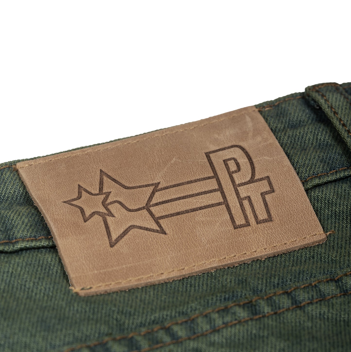 PT DISTRESSED DENIM - Green
