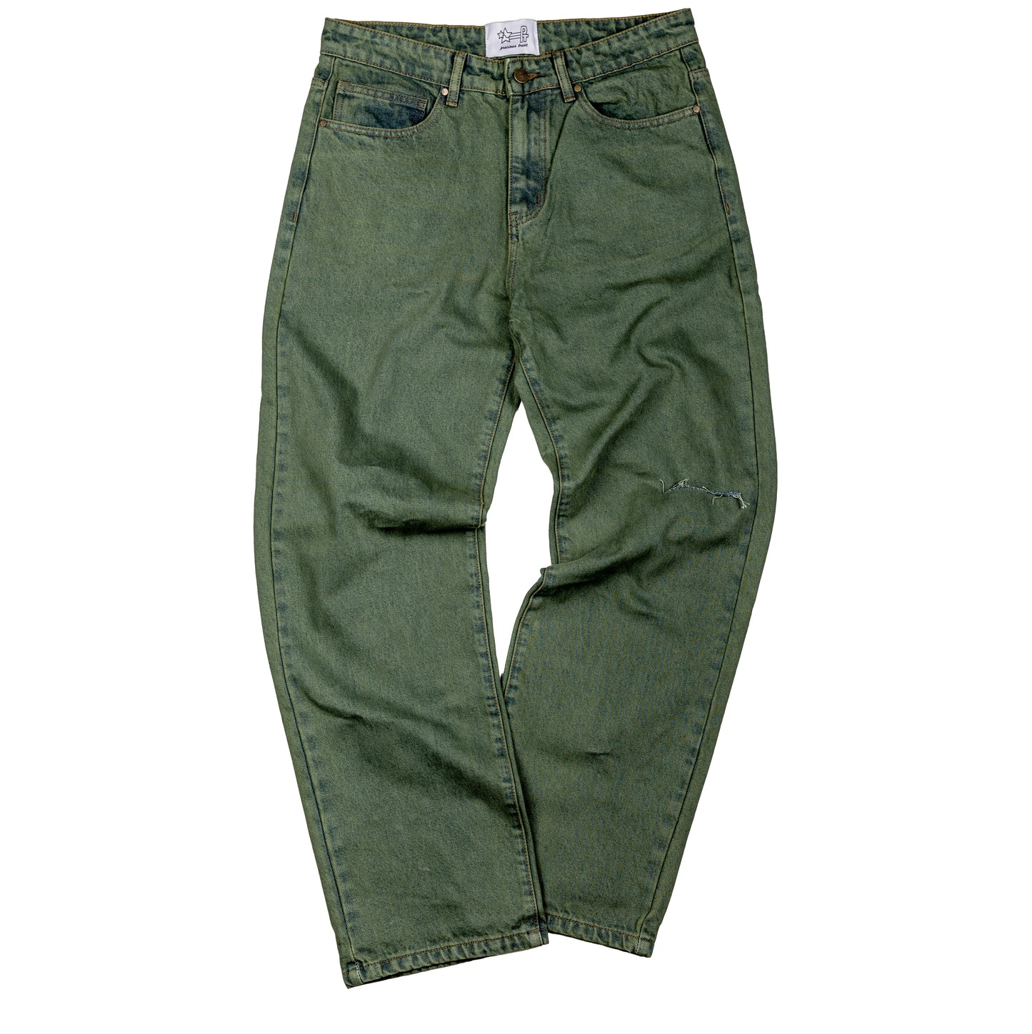 PT DISTRESSED DENIM - Green