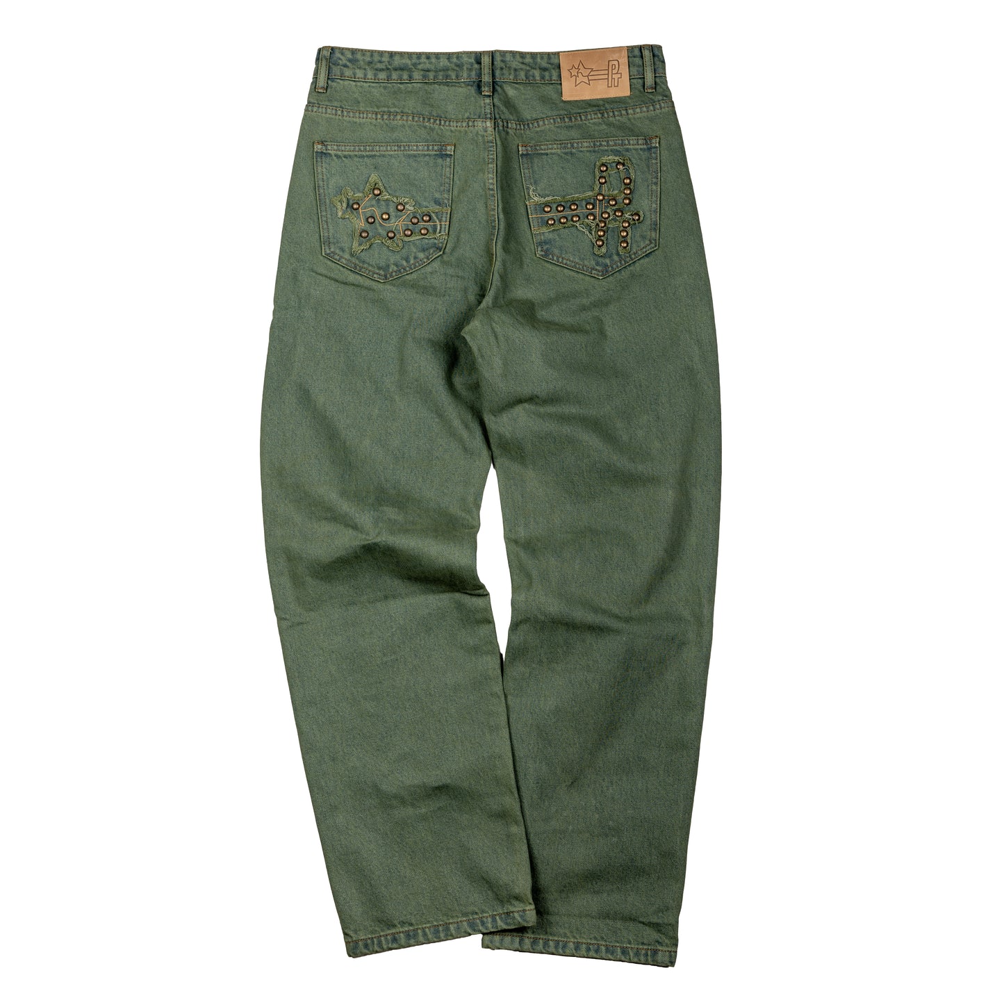 PT DISTRESSED DENIM - Green