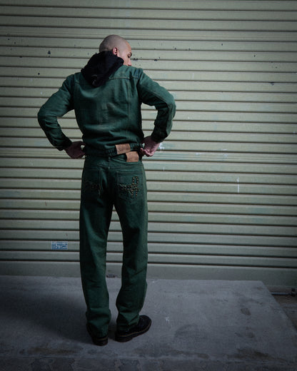 PT DISTRESSED DENIM - Green