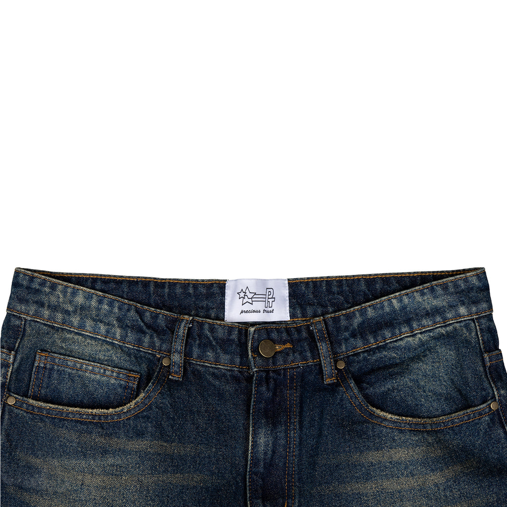 PT DISTRESSED DENIM - Navy