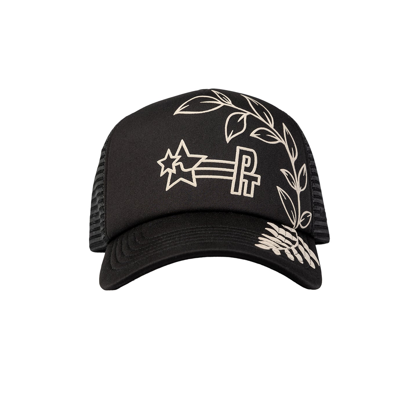 PT LOGO LEAF TRUCKER - Black