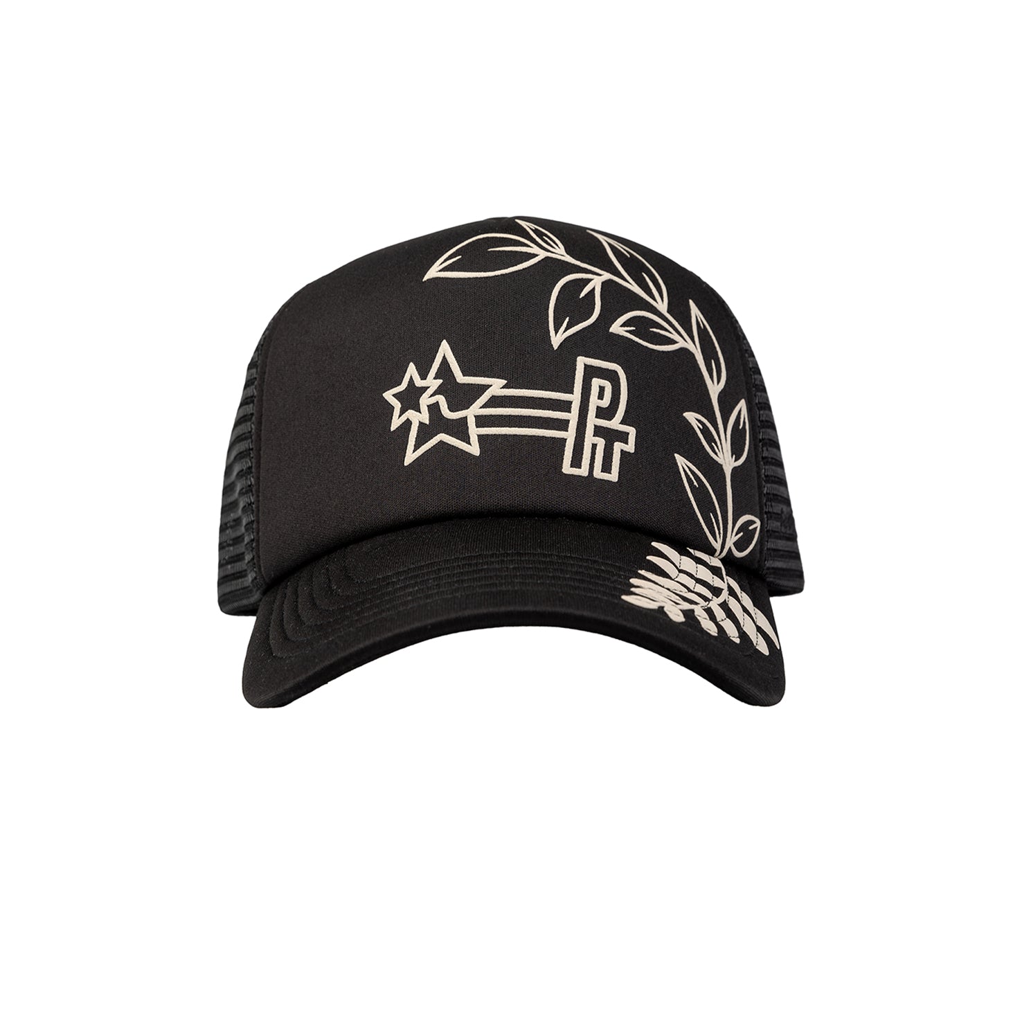 PT LOGO LEAF TRUCKER - Black