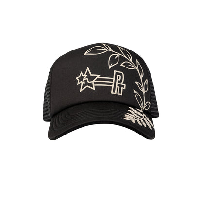 PT LOGO LEAF TRUCKER - Black