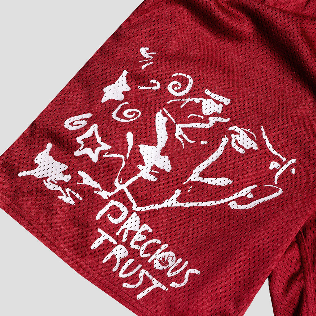 MAZZY COURT SHORTS (RED)