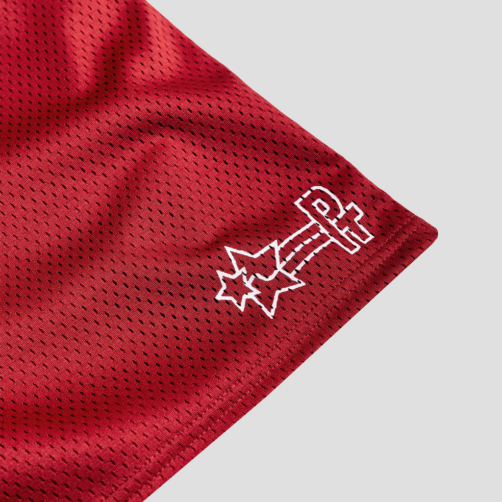 MAZZY COURT SHORTS (RED)