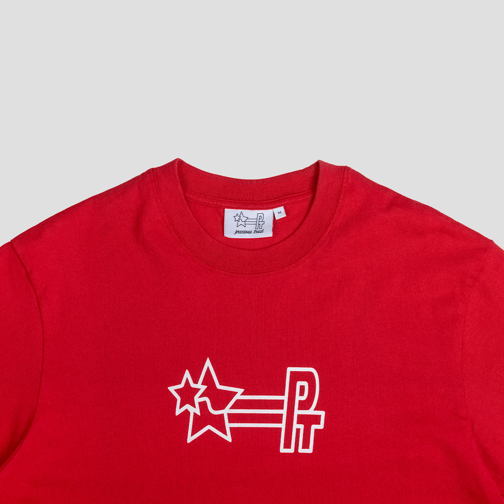 PT STAMP LOGO TEE (RED)