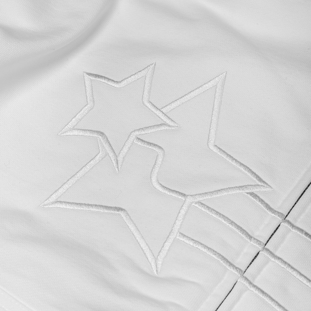 PT STAMP LOGO ZIP HOODIE (WHITE)