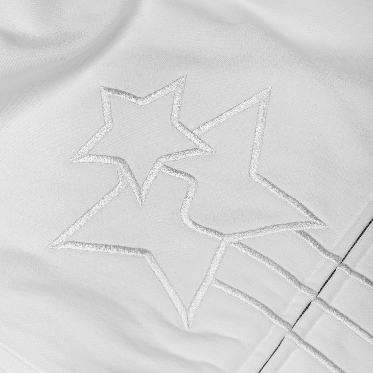 PT STAMP LOGO ZIP HOODIE (WHITE)