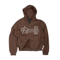 PT LOGO SWEAT HOODED  - Brown