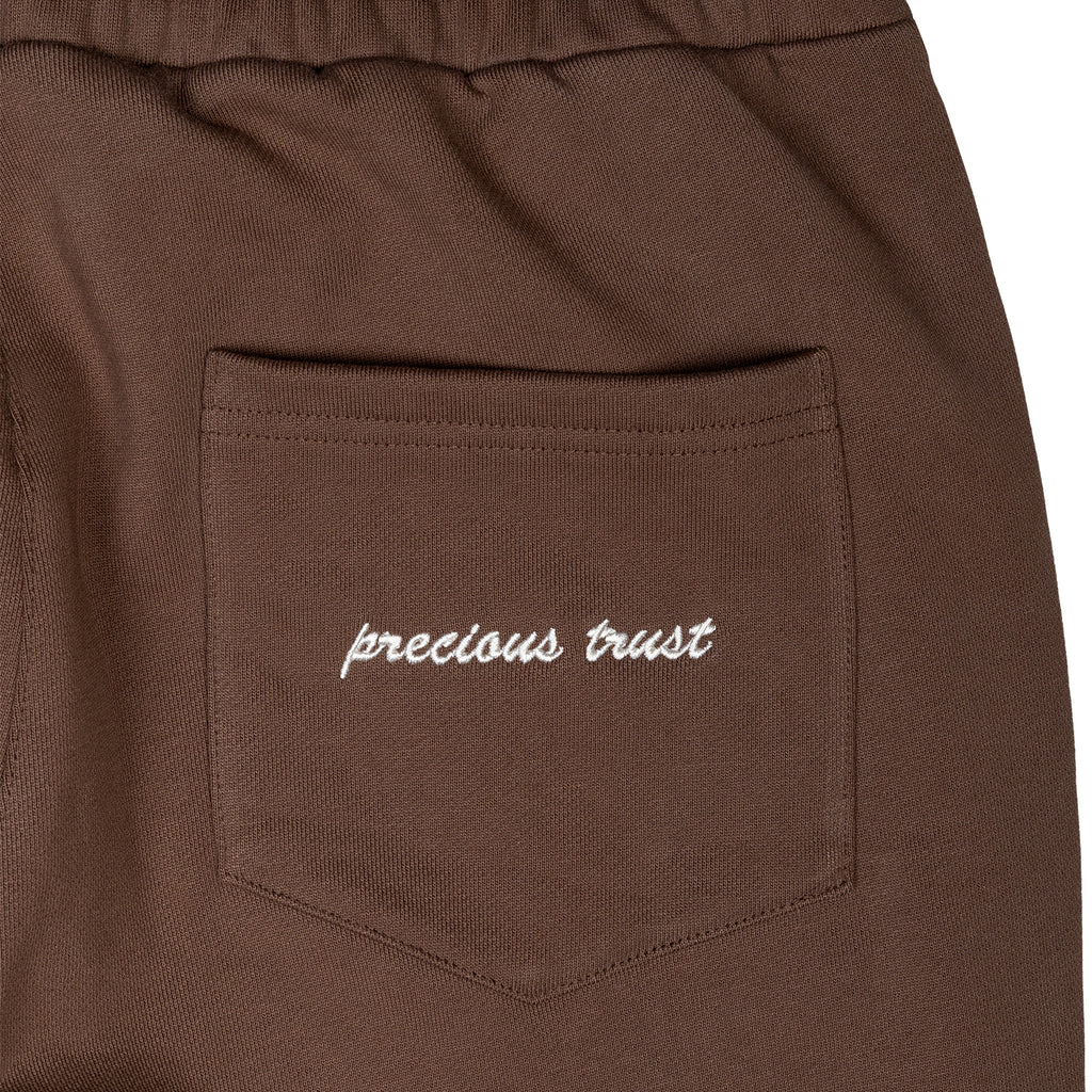 PT LOGO SWEAT PANTS  - Brown
