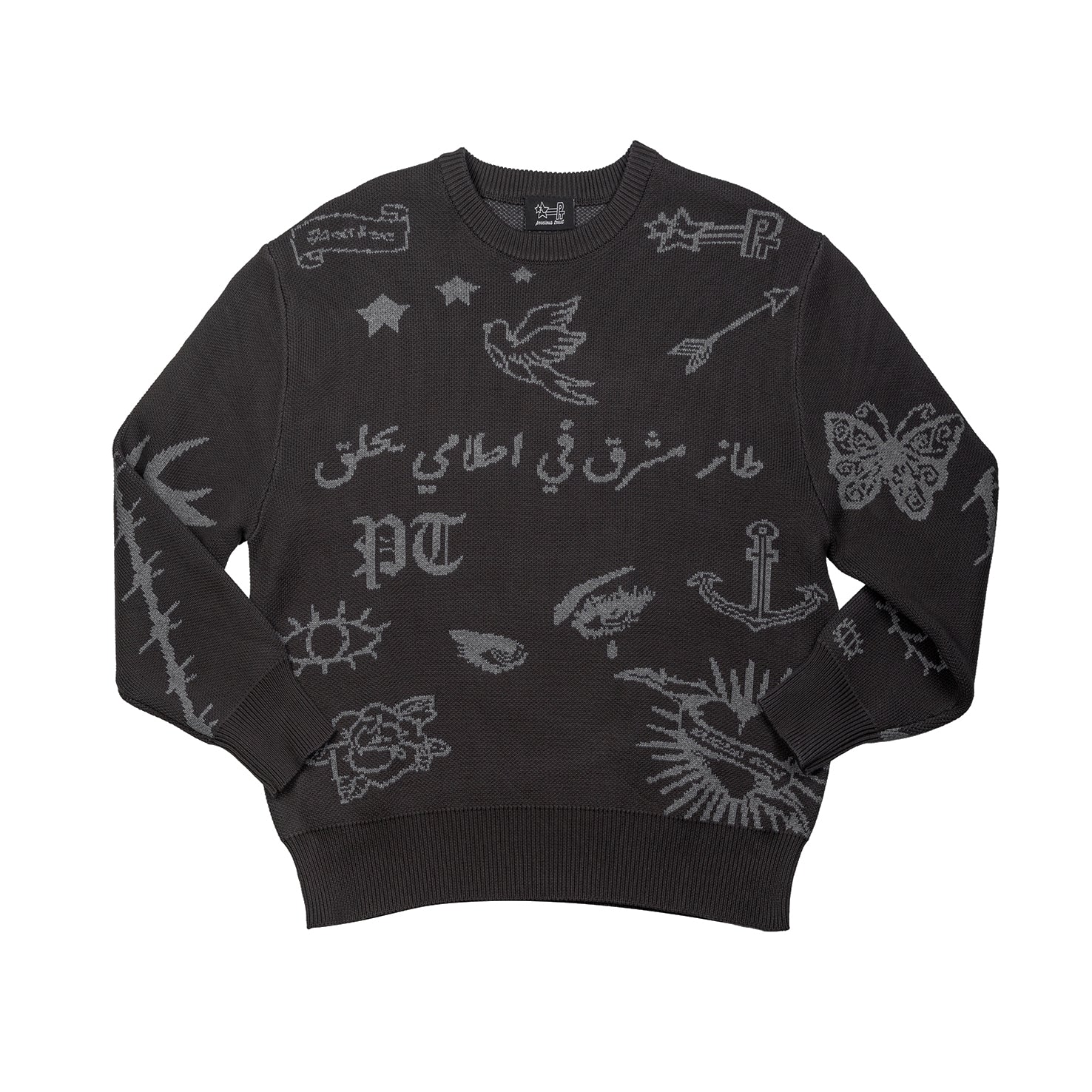 PT TATTOO KNIT - Black