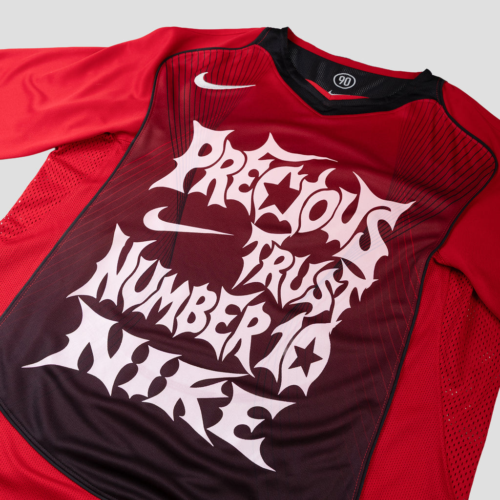 PT x NUMBER10 x NIKE: Total 90 Red T-Shirt