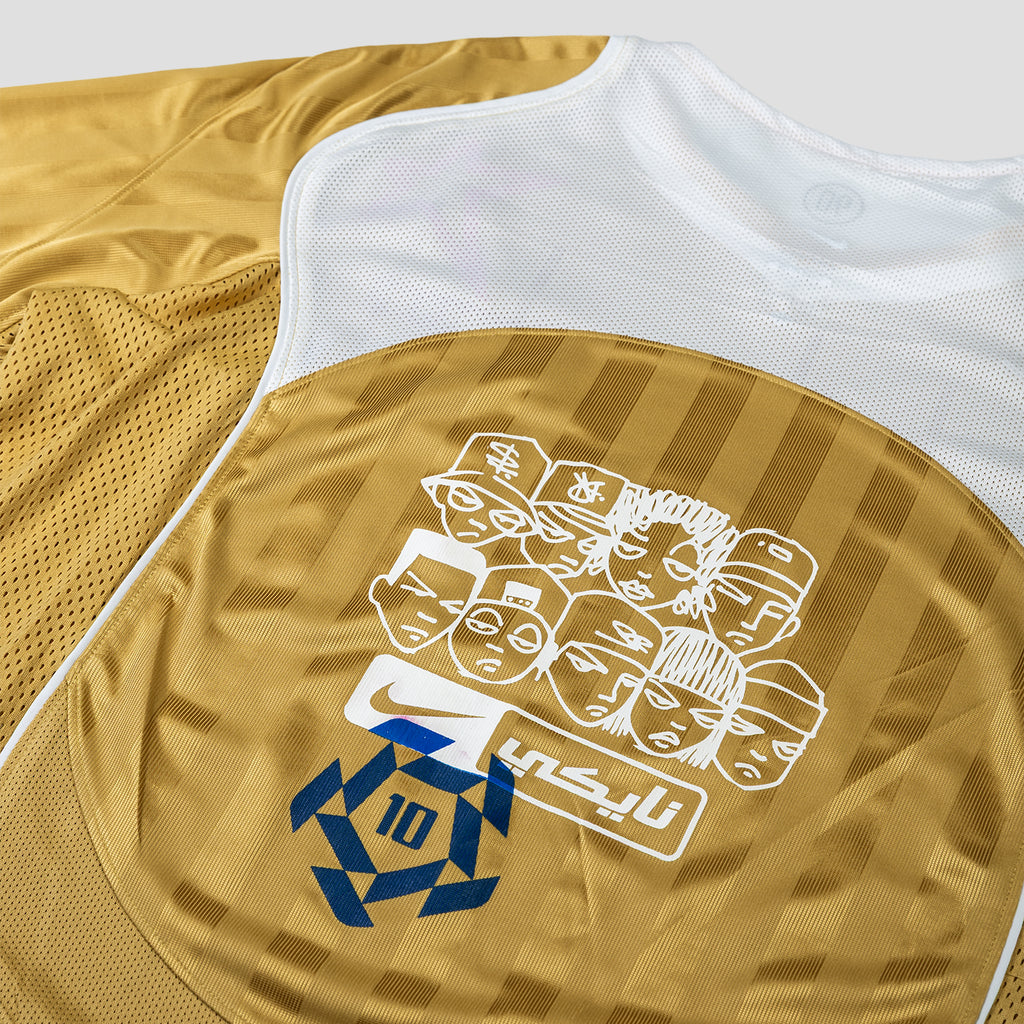 PT x NUMBER10 x NIKE: Total 90 Gold T-Shirt