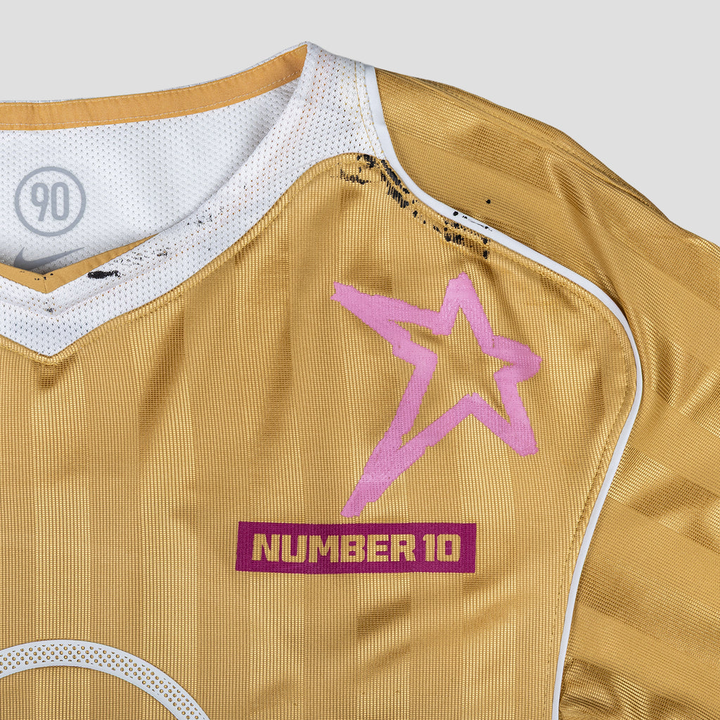 PT x NUMBER10 x NIKE: Total 90 Gold T-Shirt