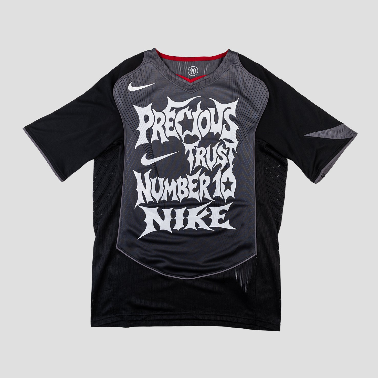 PT x NUMBER10 x NIKE: Total 90 Black T-Shirt