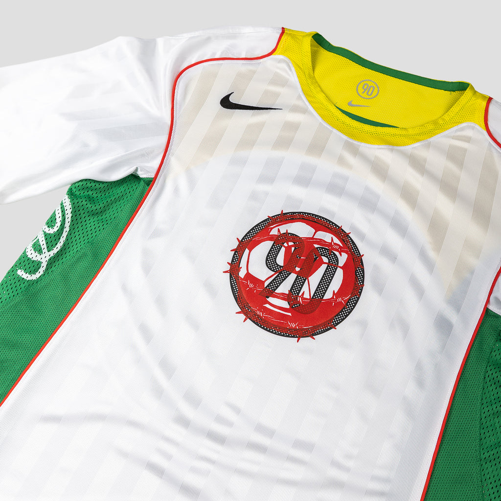PT x NUMBER10 x NIKE: Total 90 White T-Shirt