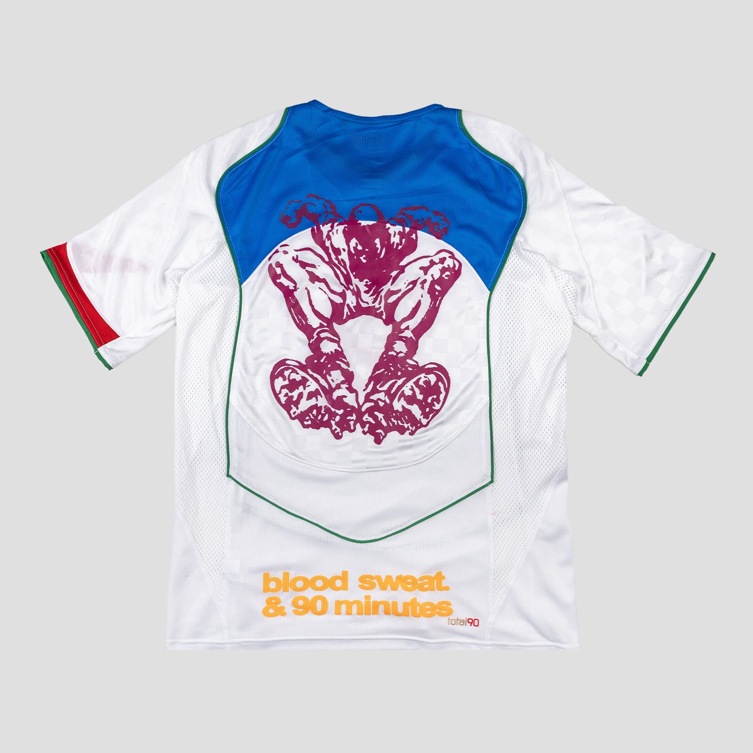 PT x NUMBER10 x NIKE: Total 90 Italy Blue T-Shirt