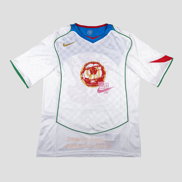 PT x NUMBER10 x NIKE: Total 90 Italy Blue T-Shirt