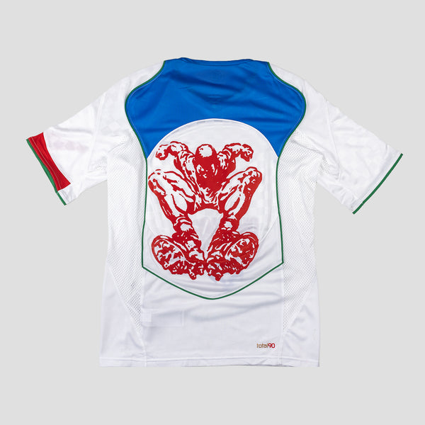 PT x NUMBER10 x NIKE: Total 90 Italy Blue T-Shirt