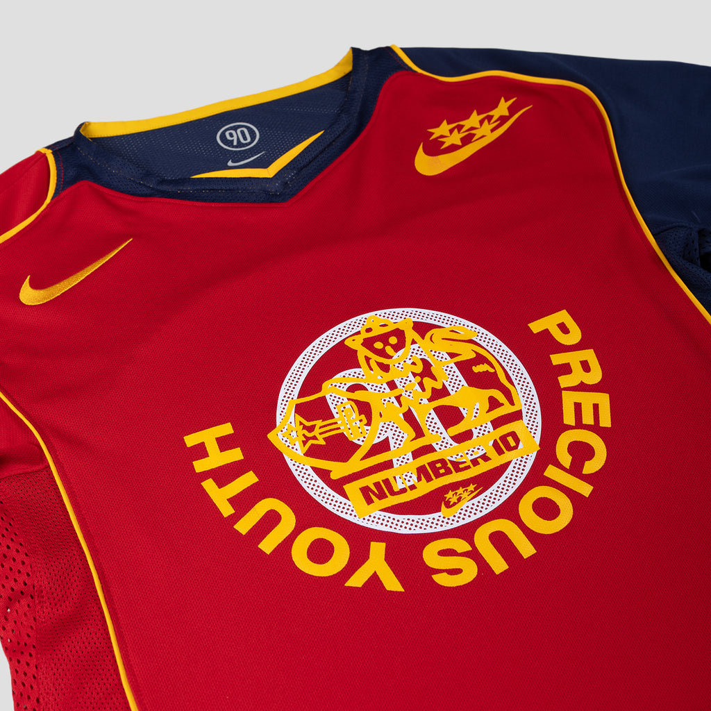 PT x NUMBER10 x NIKE: Total 90 Gym Red T-Shirt