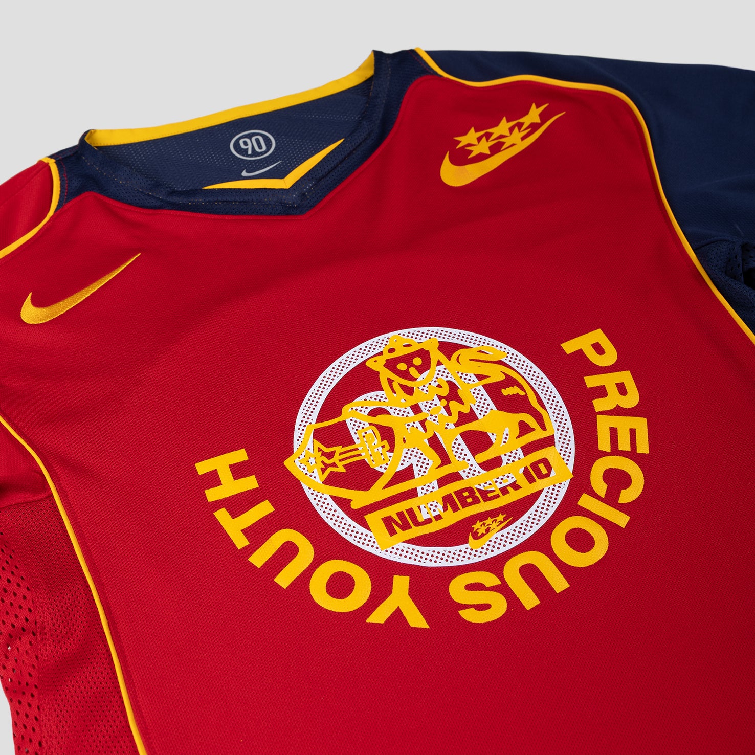 PT x NUMBER10 x NIKE: Total 90 Gym Red T-Shirt
