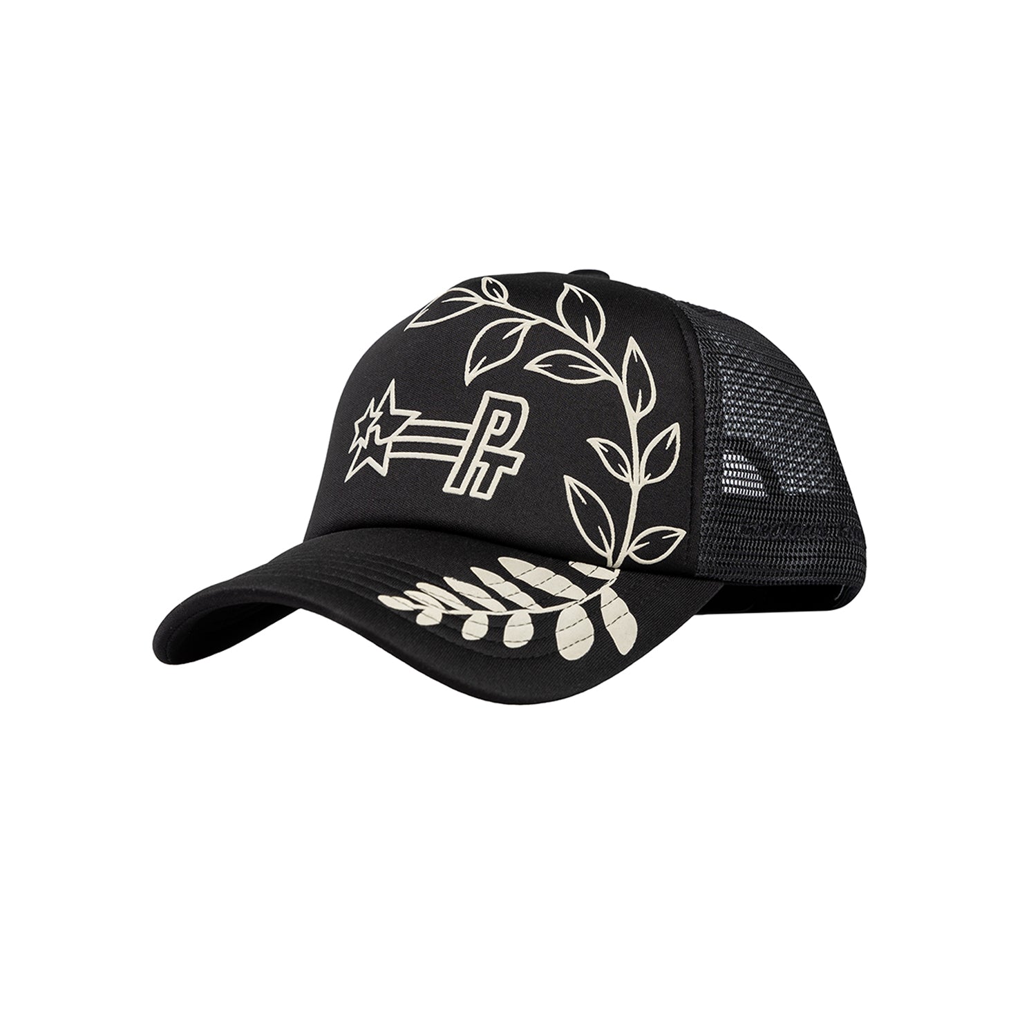 PT LOGO LEAF TRUCKER - Black