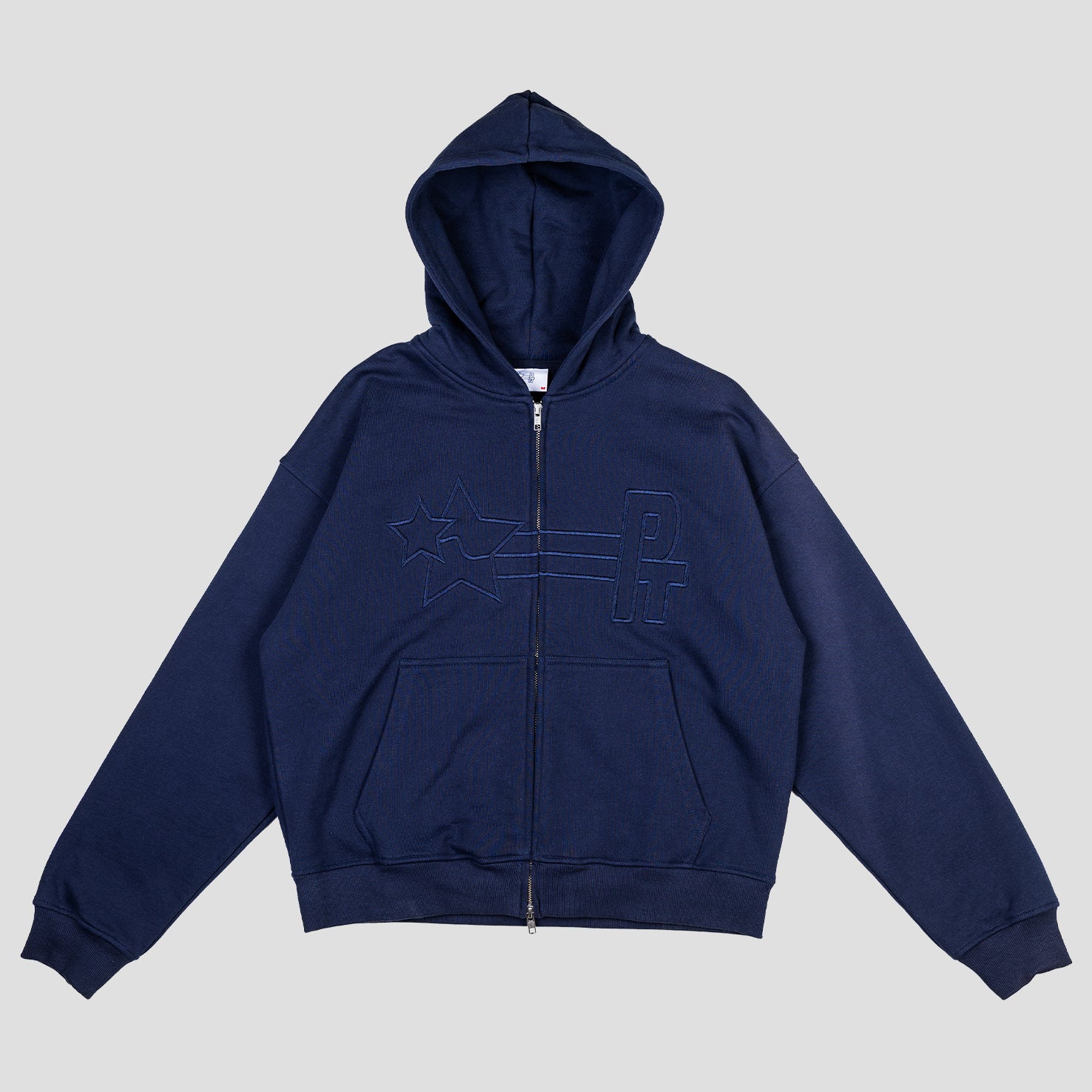PT STAMP LOGO ZIP HOODIE (NAVY)