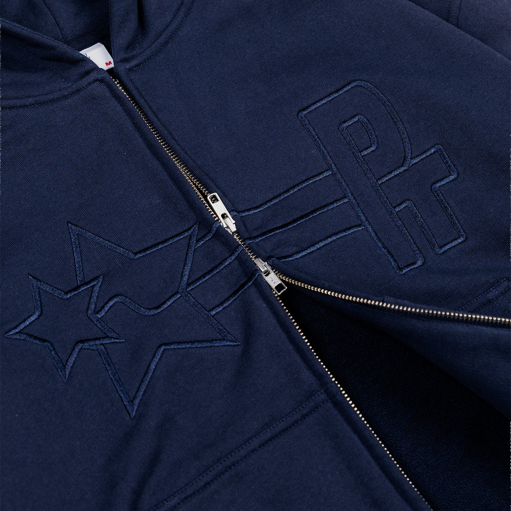 PT STAMP LOGO ZIP HOODIE (NAVY)