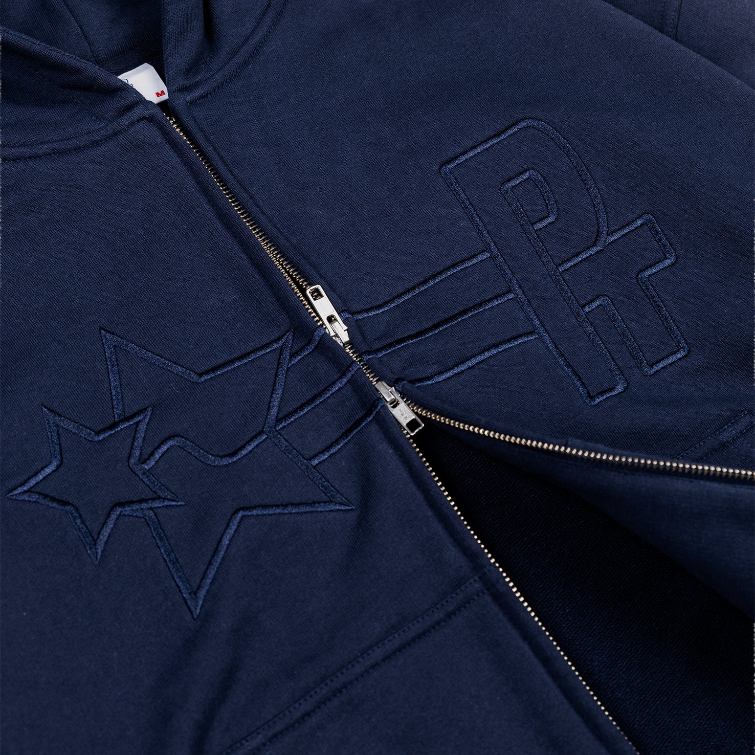 PT STAMP LOGO ZIP HOODIE (NAVY)