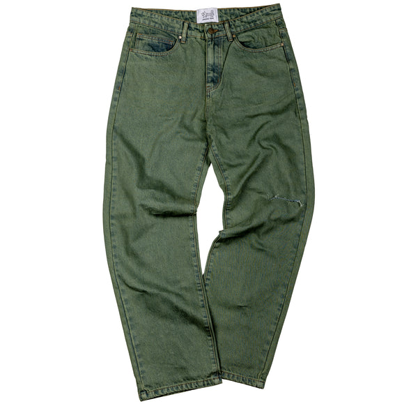 PT DISTRESSED DENIM - Green